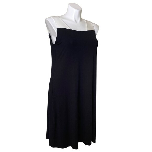 Eileen Fisher Firefly Viscose Jersey Dress w/ Back Cutout, Women's Size L - Picture 5 of 12